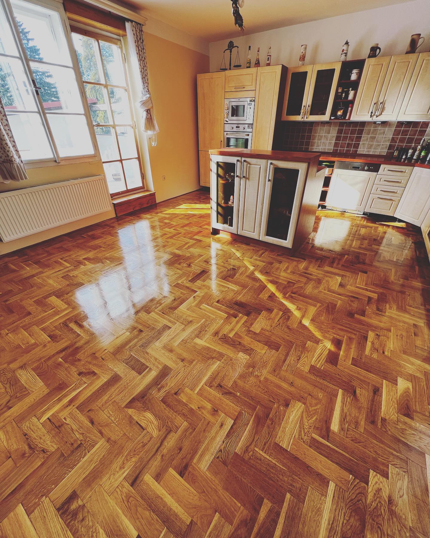 renovované parkety