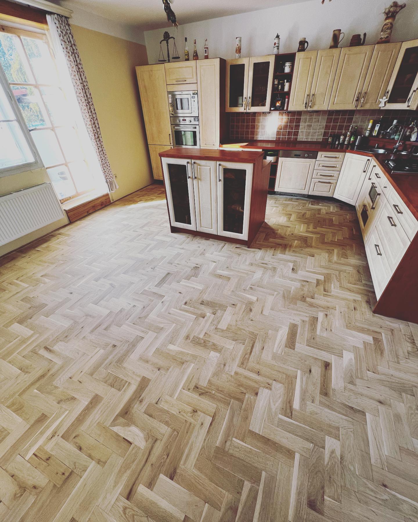 parkety dub před olejem