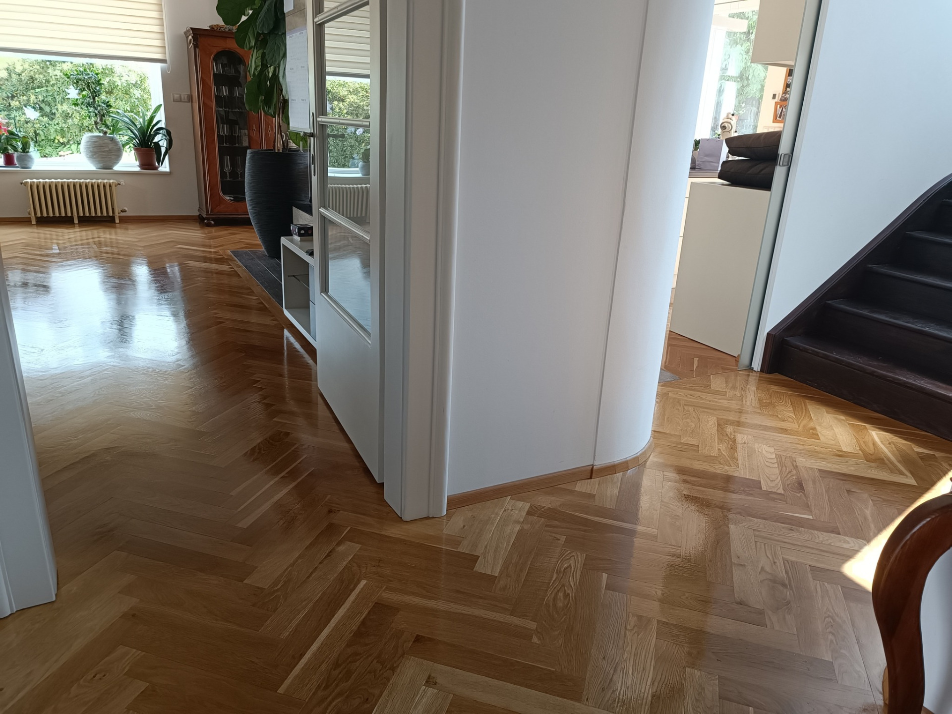 Rodinný dům dub parketa tvrzený voskový olej