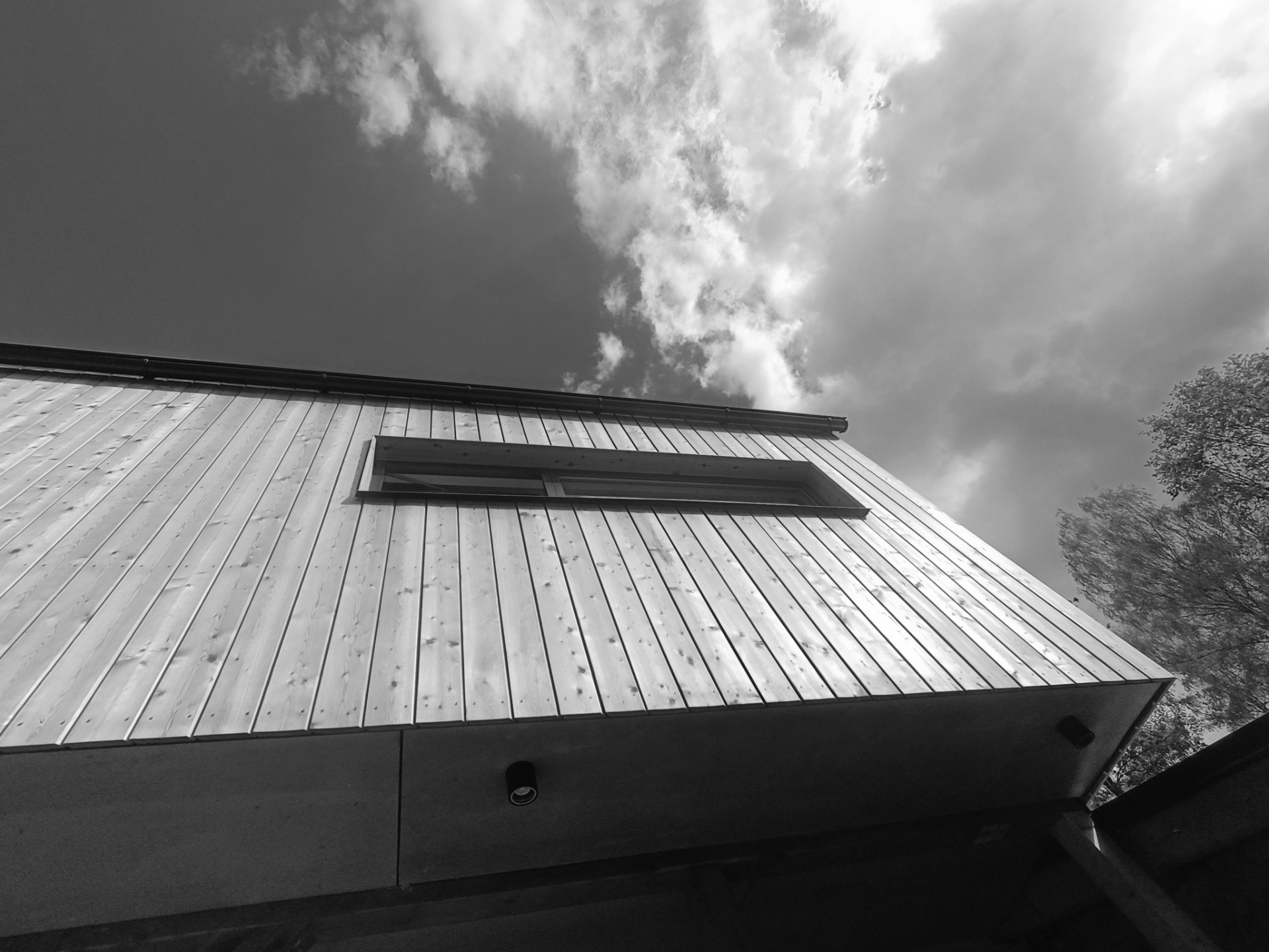 naše fasáda z Rhobmus profilu. Sibiřský modřín